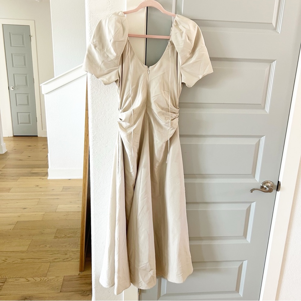 New Goop G Label Gwyn Gemma Midi Dress - Picture 10 of 10